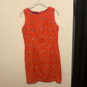 Vintage Floral 90s Red Minidress Size 4P